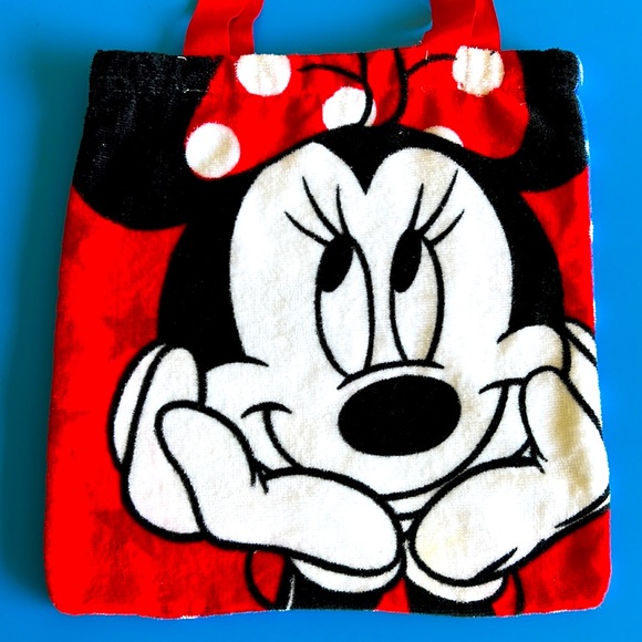 Red White Blue American Minnie Mouse Terrycloth Bag Stars Dots Patriotic Summer - Picture 6 of 10